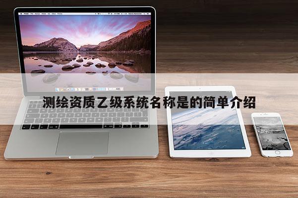 测绘资质乙级系统名称是的简单介绍