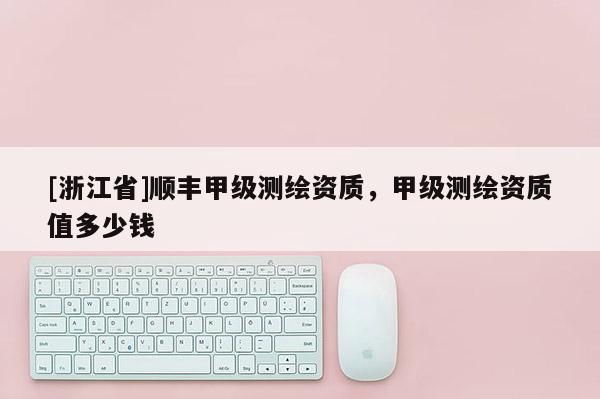 [浙江省]顺丰甲级测绘资质，甲级测绘资质值多少钱